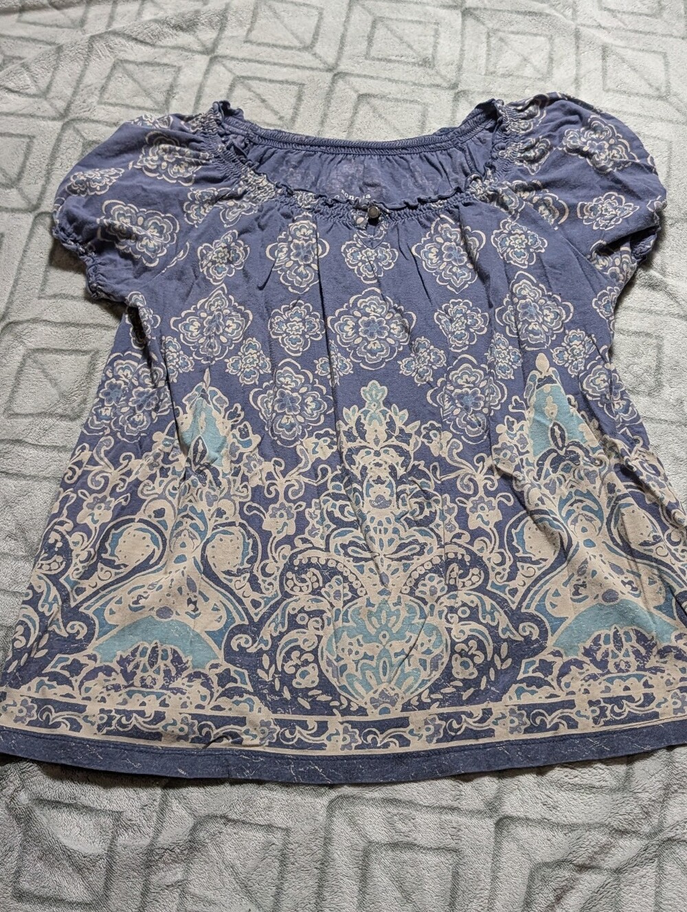 Sonoma Printed Women's Short-Sleeve Blouse